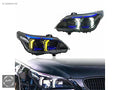 BMW 5 Serisi E60 2003-2010 Snake Eye LED Far Seti Çift Renk DRL