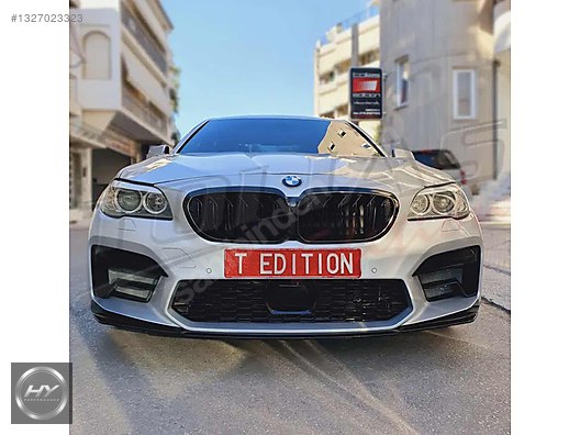 BMW 5 Serisi F10 10-16 Uyumlu M5 Dönüşüm Ön Tampon Seti Panjurlu