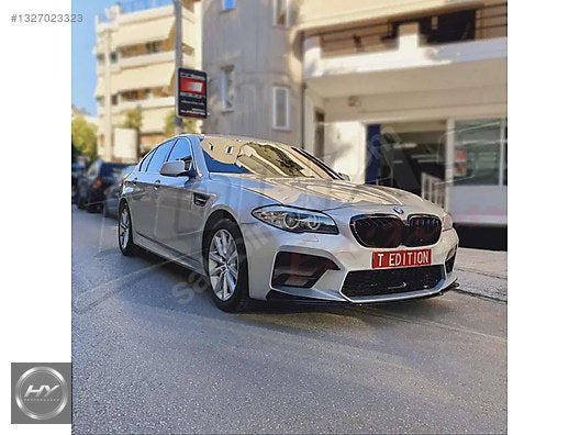 BMW 5 Serisi F10 10-16 Uyumlu M5 Dönüşüm Ön Tampon Seti Panjurlu