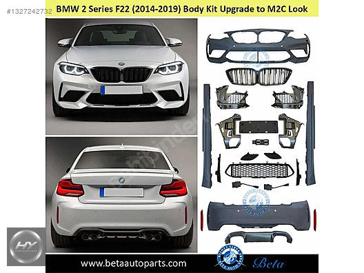 BMW 2 Serisi F22 Coupe 14-19 M2 Competition Tampon Seti Body Kit