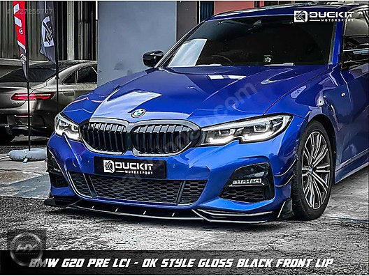 BMW 3 Serisi G20 2018-2022 DK Style Ön Tampon Eki Lip Splitter