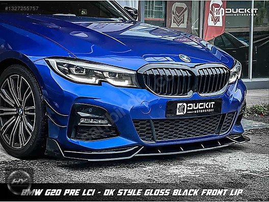 BMW 3 Serisi G20 2018-2022 DK Style Ön Tampon Eki Lip Splitter