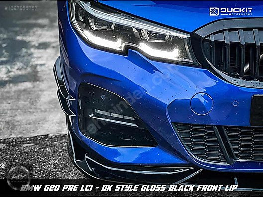 BMW 3 Serisi G20 2018-2022 DK Style Ön Tampon Eki Lip Splitter