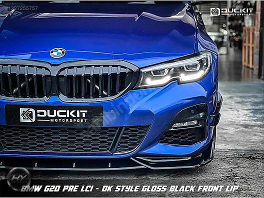 BMW 3 Serisi G20 2018-2022 DK Style Ön Tampon Eki Lip Splitter
