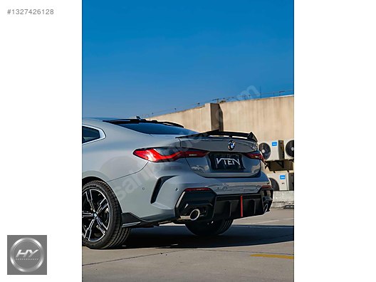 BMW 4 Serisi G22 G23 VTEN F1 Style LED Arka Difüzör, Flap Seti