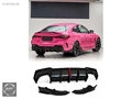 BMW 4 Serisi G22 G23 VTEN F1 Style LED Arka Difüzör, Flap Seti