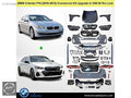 BMW 5 Serisi F10 G60 M Sport Komple Dönüşüm Body Kit Seti