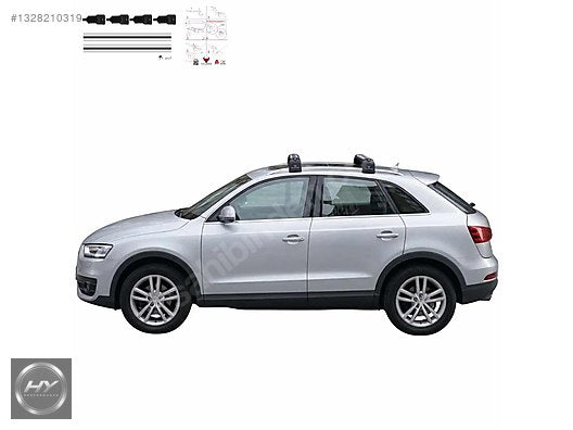 BMW X1 F48 2016-2022 Alüminyum Tavan Ara Atkı Tavan Çıtası Gümüş