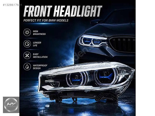 BMW X5 F15 2014-2018 Uyumlu Lazer Tasarım LED Far Seti