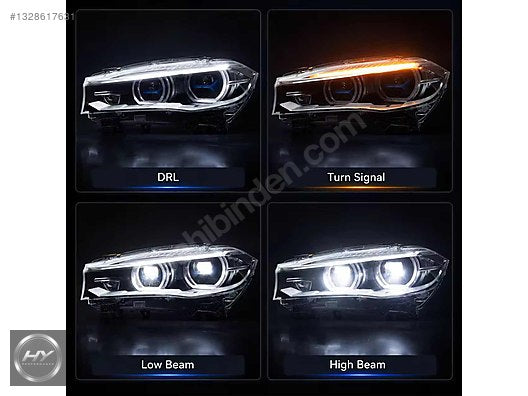 BMW X5 F15 2014-2018 Uyumlu Lazer Tasarım LED Far Seti