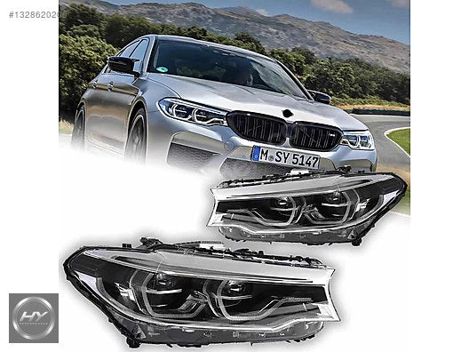 BMW 5 Serisi G30 2017-2020 Uyumlu F90 M5 Dizayn LED Far Seti