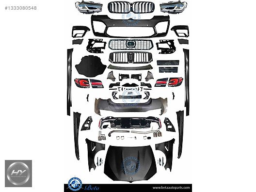 BMW 5 Serisi F10 11-16 için G30 LCI M5 Facelift Dönüşüm Seti
