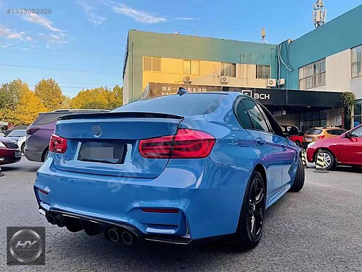 BMW F30 Çin Menşeili M3 Arka Tampon için Difüzör ve Yan Flap Set