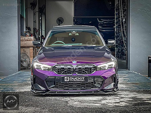 BMW 3 Serisi G20 LCI Facelift 3 Parça DK Style Ön Tampon Eki Lip