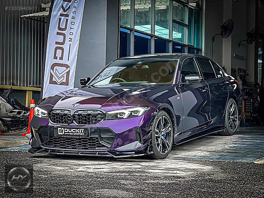BMW 3 Serisi G20 LCI Facelift 3 Parça DK Style Ön Tampon Eki Lip