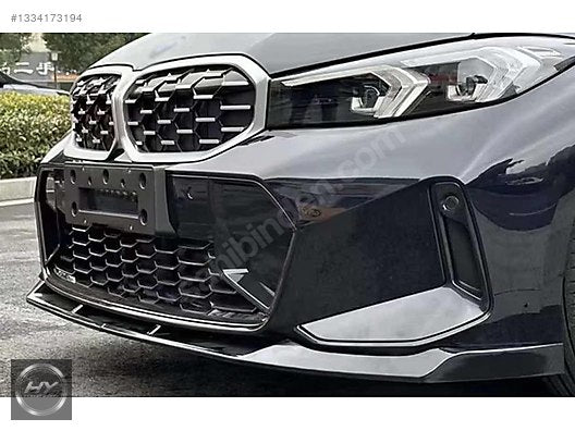 BMW 3 Serisi G20 LCI Facelift Parlak Siyah Ön Tampon Eki Lip