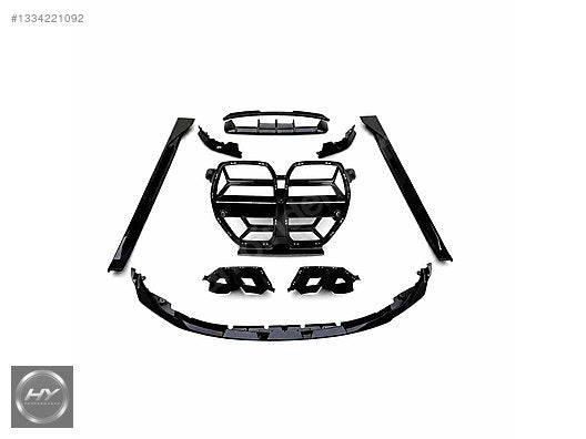 BMW G80 M3 G82 M4 Uyumlu Aero Body Kit Lip Panjur Seti