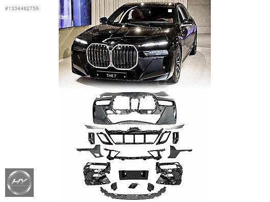 BMW 7 Serisi G70 İ7 Uyumlu M Sport Ön Tampon Seti 2023+