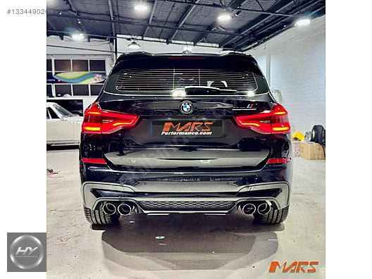 BMW X3 G01 M Sport & X3M F97 20172021 Arka Difüzör Parlak Siyah