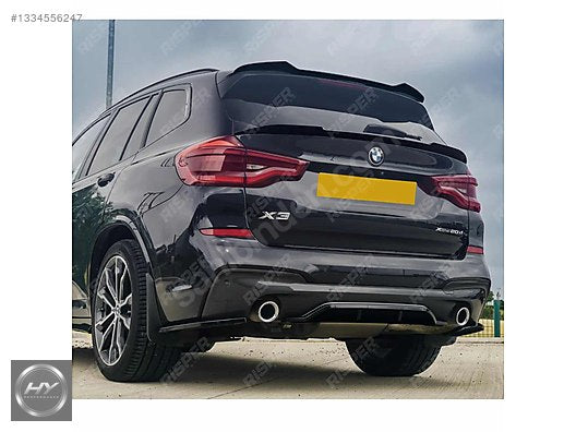 BMW X3 G01 2018-2021 M Sport Uyumlu Arka Difüzör ve Flap Seti