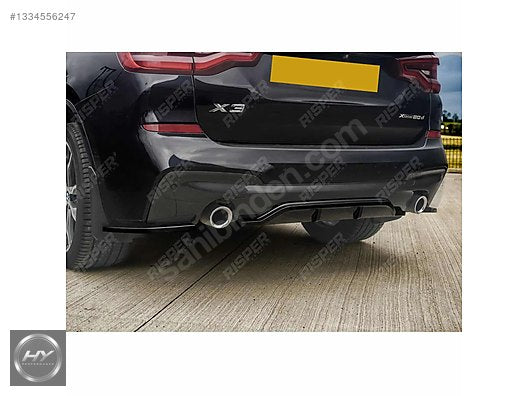 BMW X3 G01 2018-2021 M Sport Uyumlu Arka Difüzör ve Flap Seti