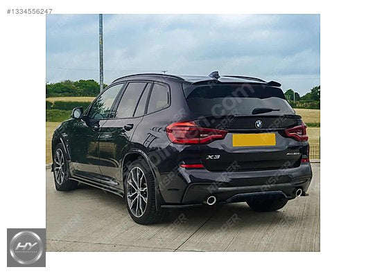 BMW X3 G01 2018-2021 M Sport Uyumlu Arka Difüzör ve Flap Seti