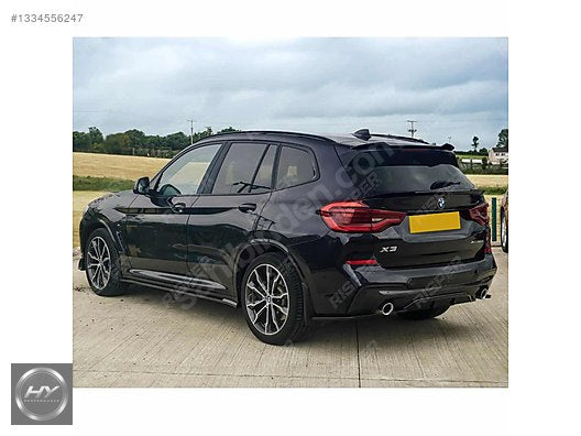 BMW X3 G01 2018-2021 M Sport Uyumlu Arka Difüzör ve Flap Seti