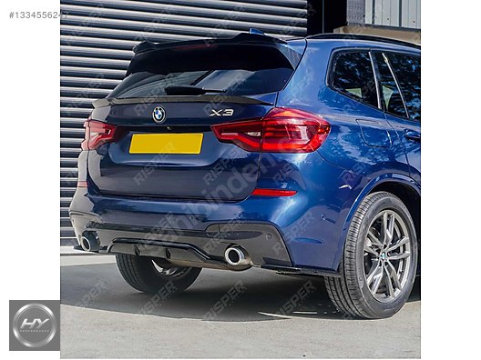BMW X3 G01 2018-2021 M Sport Uyumlu Arka Difüzör ve Flap Seti