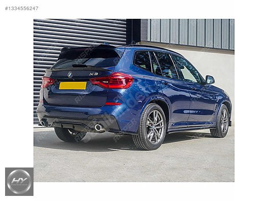 BMW X3 G01 2018-2021 M Sport Uyumlu Arka Difüzör ve Flap Seti