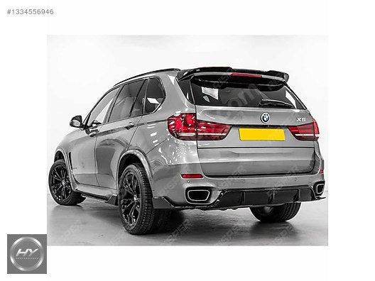 BMW X5 F15 M Sport Uyumlu Arka Difüzör ve Flap Parlak Siyah