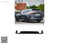 BMW X5 G05 M Sport 2018-22 Black Knight Arka Difüzör - Flap Seti
