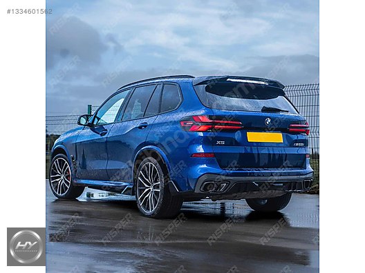 BMW X5 G05 LCI M Sport 2023- Black Knight Marşpiyel Eki Lip