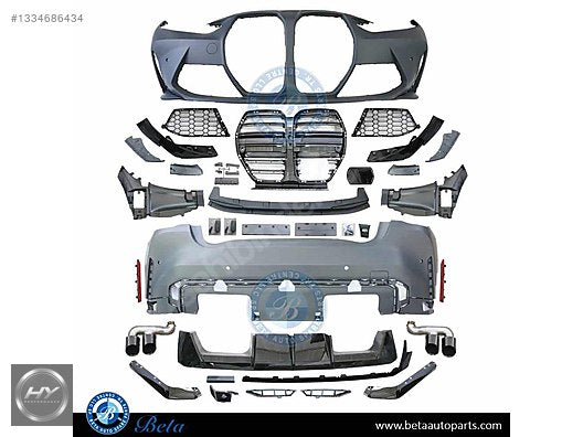 BMW 4 Serisi G26 2021- M4 Ön Arka Tampon Dönüşüm Seti