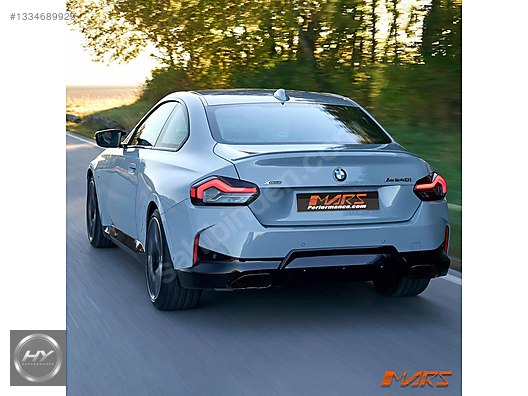 BMW 2 Serisi G42 2021-24 M Performance Düfüzör & Egzoz Ucu Set