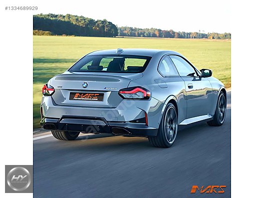 BMW 2 Serisi G42 2021-24 M Performance Düfüzör & Egzoz Ucu Set
