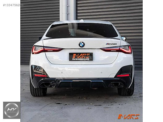 BMW 4 Serisi G26 Gran Coupe Uyumlu M440i Arka Difüzör & Egzoz
