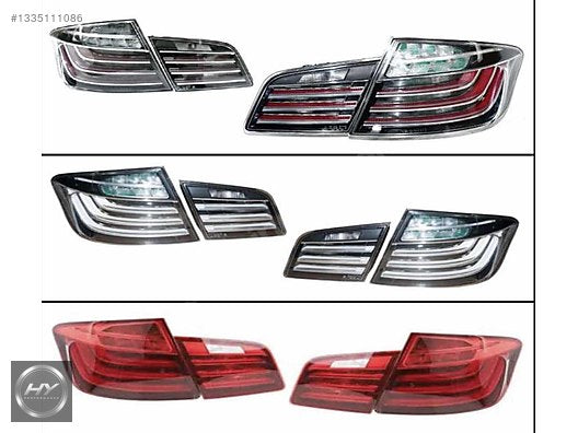 BMW 5 Serisi F10 Uyumlu LCI Dizayn LED Stop Seti
