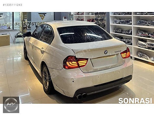 BMW 3 Serisi E90 2005-2008 Makyajsız Kasa Uyumlu LED Stop Takımı