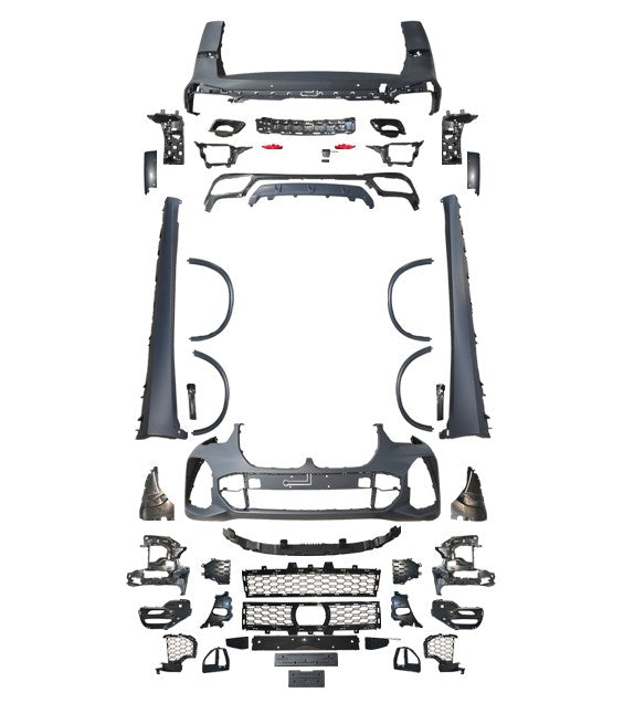 Body Kit X5:G05 <O-O> Egzoz Çıkışlı, Marşpiyelli, Dodikler -M-Tech- 2018-22