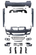 Body Kit E92-LCI Far Yıkamalı, Ön/Arka PDC, <O-O> Egzoz Çıkışlı, Marşpiyelli -M-Tech- 2010-13